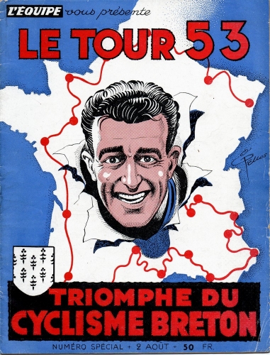 TdF 1953, triomphe du cyclisme breton, L'Équipe.jpg