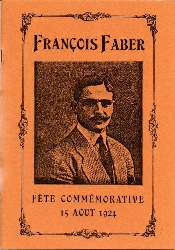 François Faber, Fête commémorative, 15 août 1924 (Collec Cyclisme, réédition).jpg