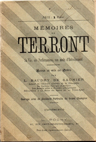 L. Baudry de Saunier, Les mémoires de Terront, 1894- couverture.jpg