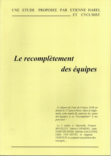 TDF 1928, Le recomplètement des équipes, Étienne Harel & Cycl'Hist (1992), p1.jpg