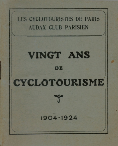 20ans de cyclotourisme, 1904-1924_ACP, couverture.jpg