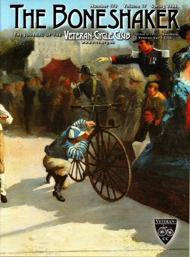 The Boneshaker, 2006-03, n°170, p 01 (couverture, Roux & the Course de vélocipèdes, le départ).jpg