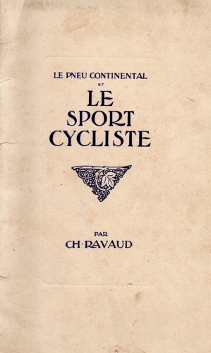 Le pneu Continental et le sport cycliste, Ravaud Ch, couverture.jpg